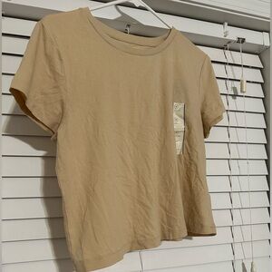 From target, tan, short sleeve, medium